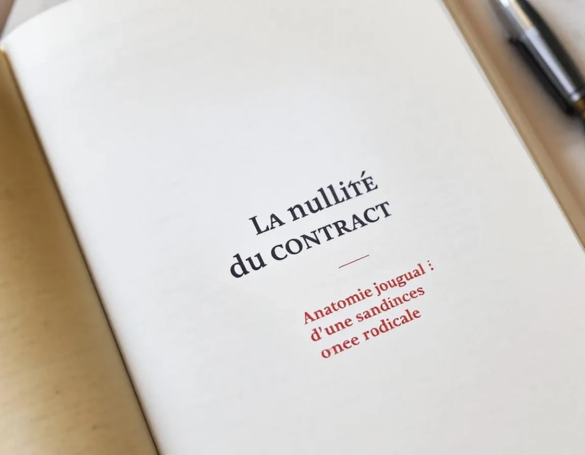 La nullité du contrat : anatomie juridique d'une sanction radicale