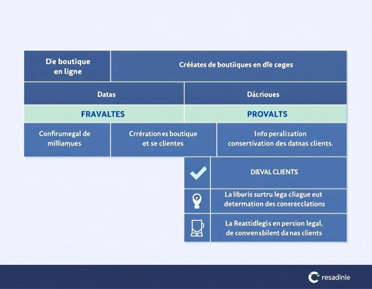 Création de boutique en ligne et durée légale de conservation des données clients
